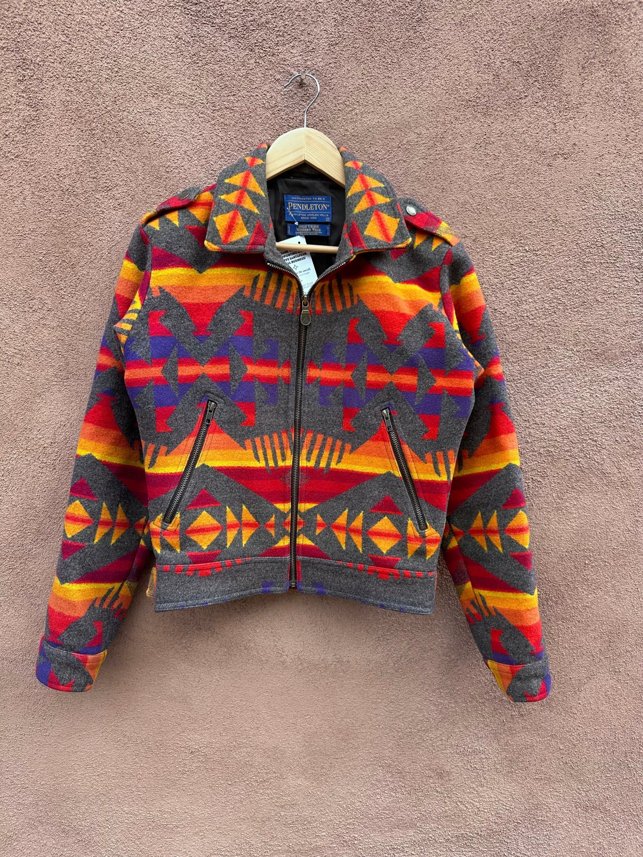 Pendleton Southwestern Printed Blazer popular Cardigan