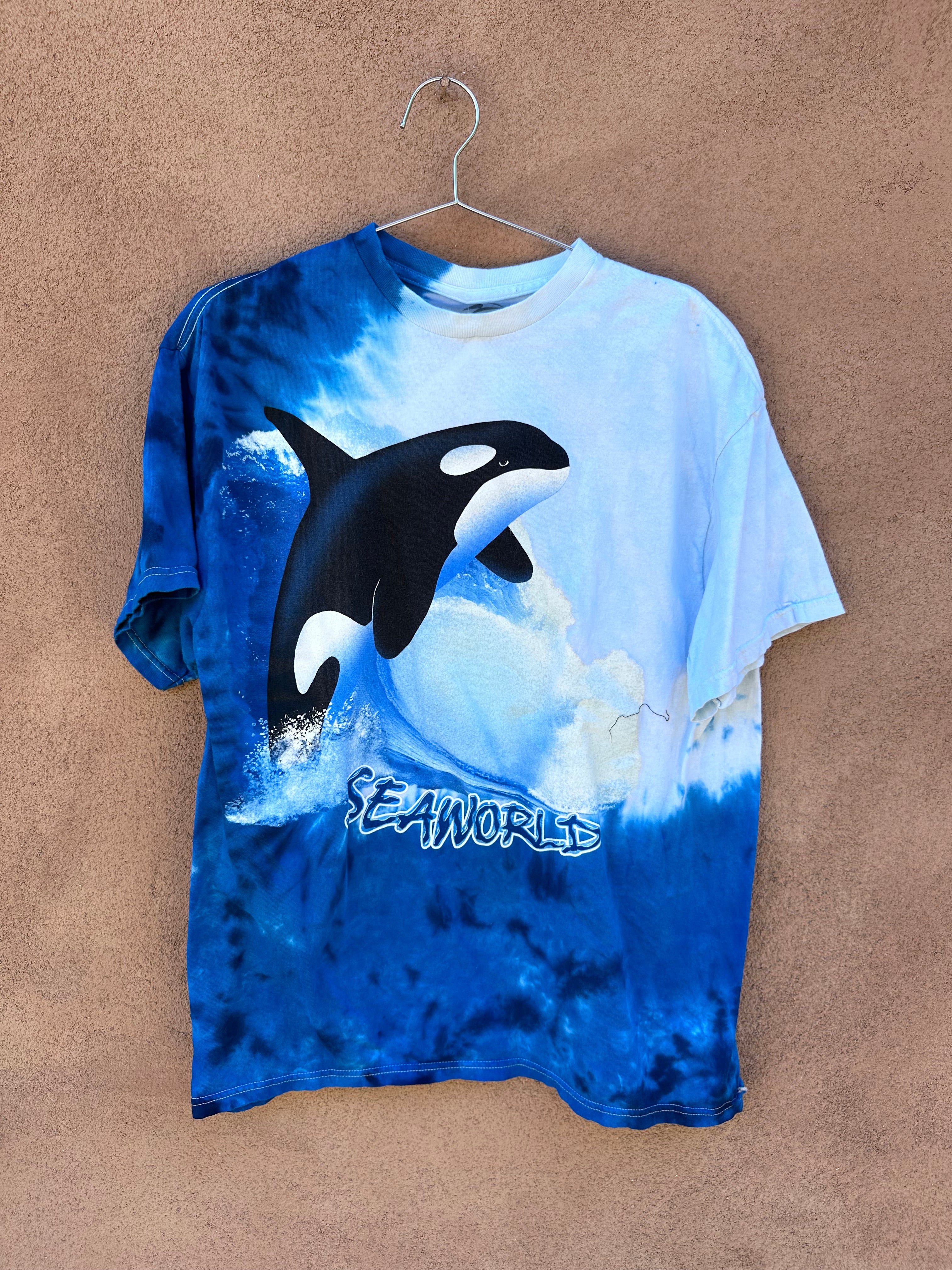 Vintage Tie Dye Orca T-Shirt - Seaworld