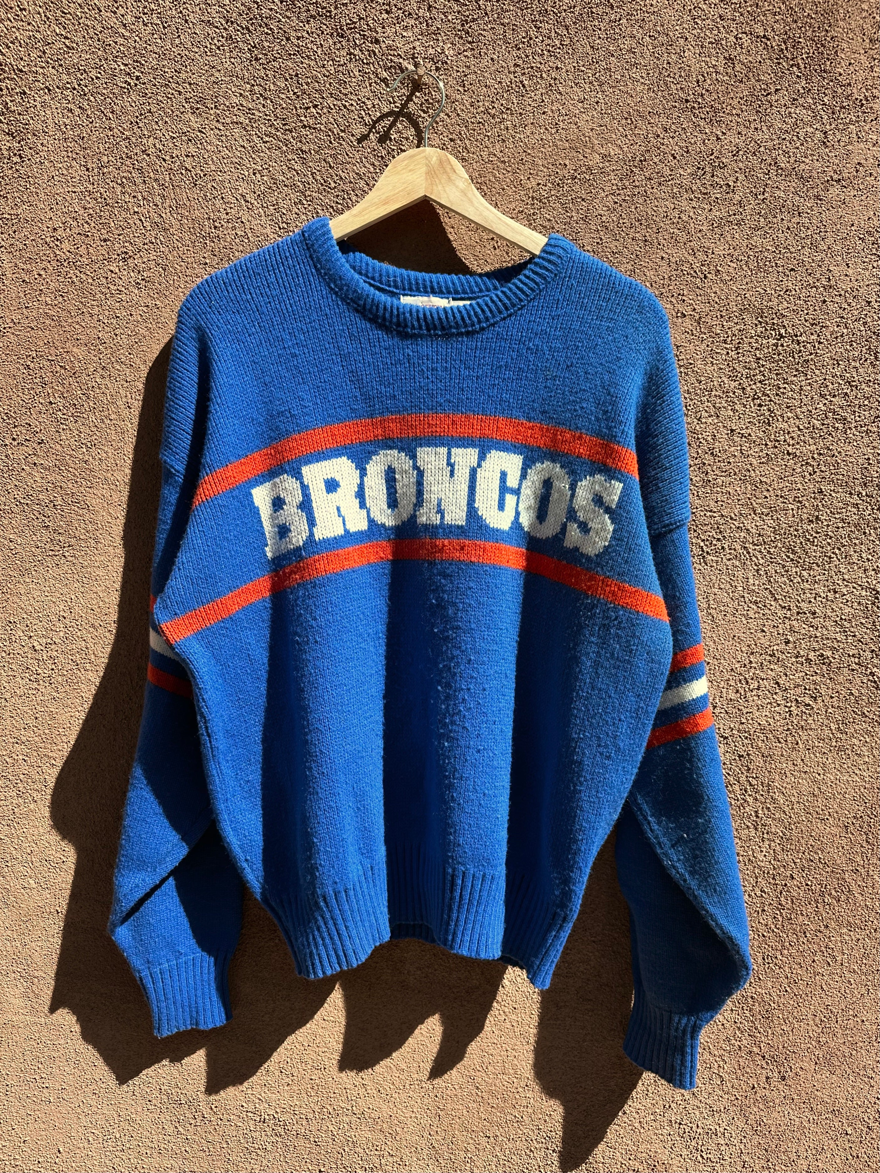 Denver BRONCOS Vintage 1970s 80s T-shirt Blue & Orange Vintage