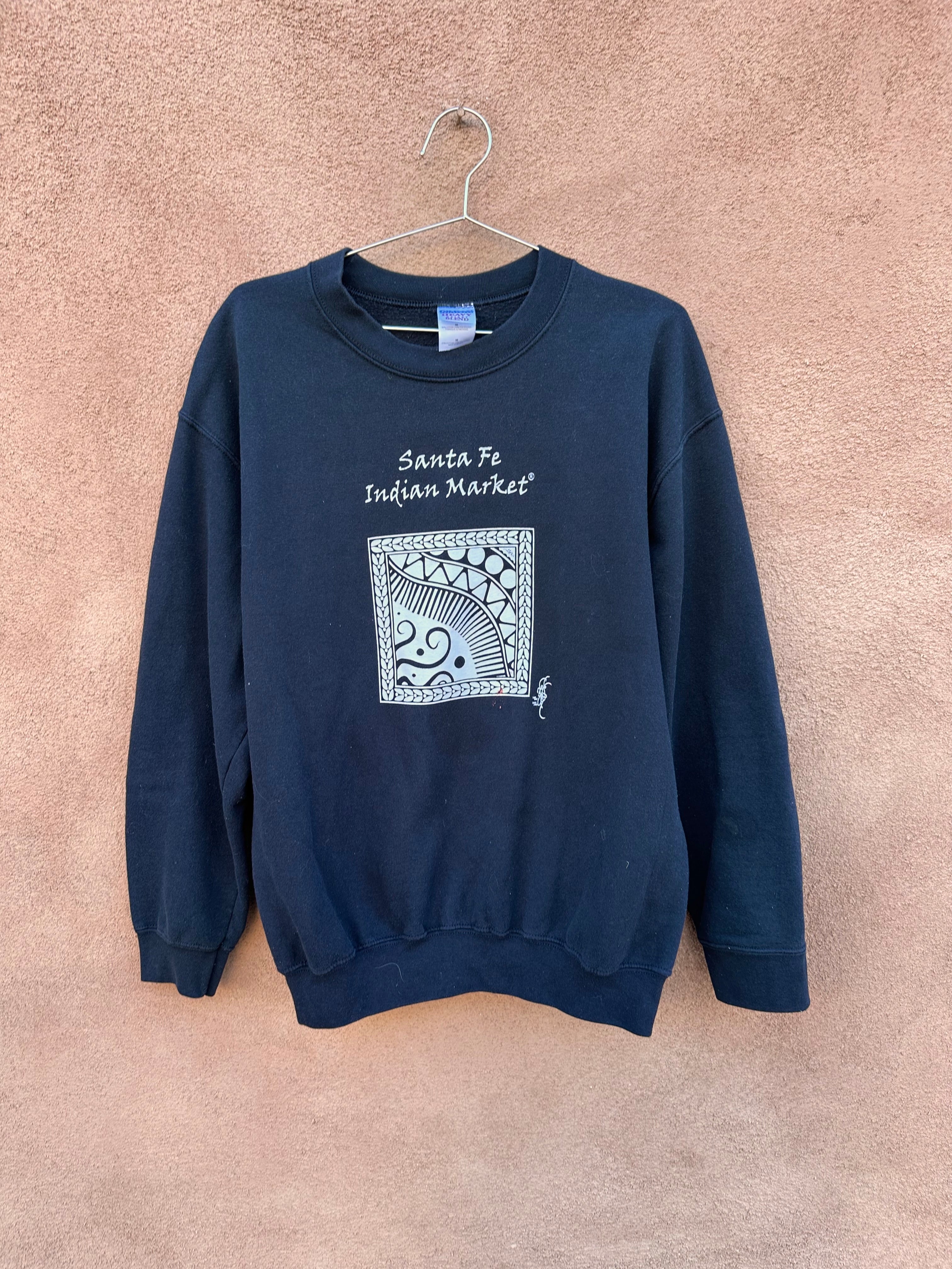 Vintage SANTAFE hot Navajo Embroidery Sweatshirt