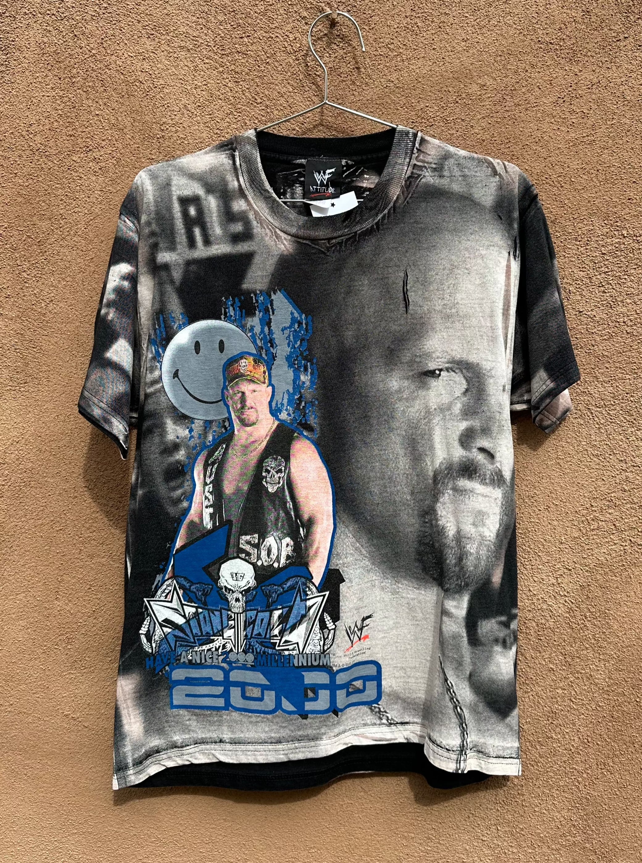 Vintage stone cold Steve Austin tee hotsell