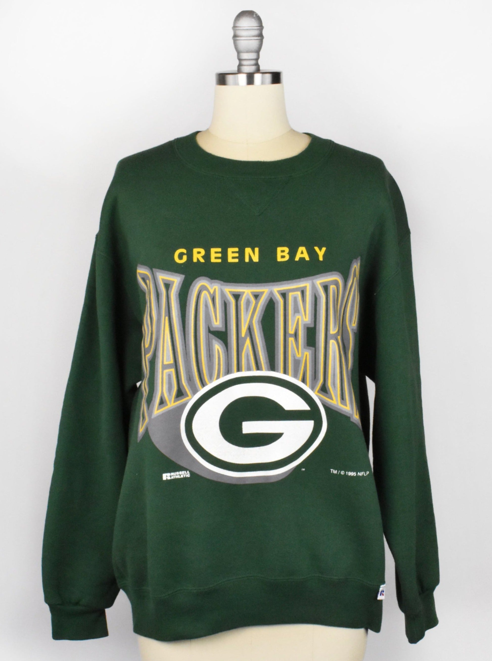 Vintage Green Bay Packers Russell Athletic Sweatshirt Size Large 90s N –  Throwback Vault