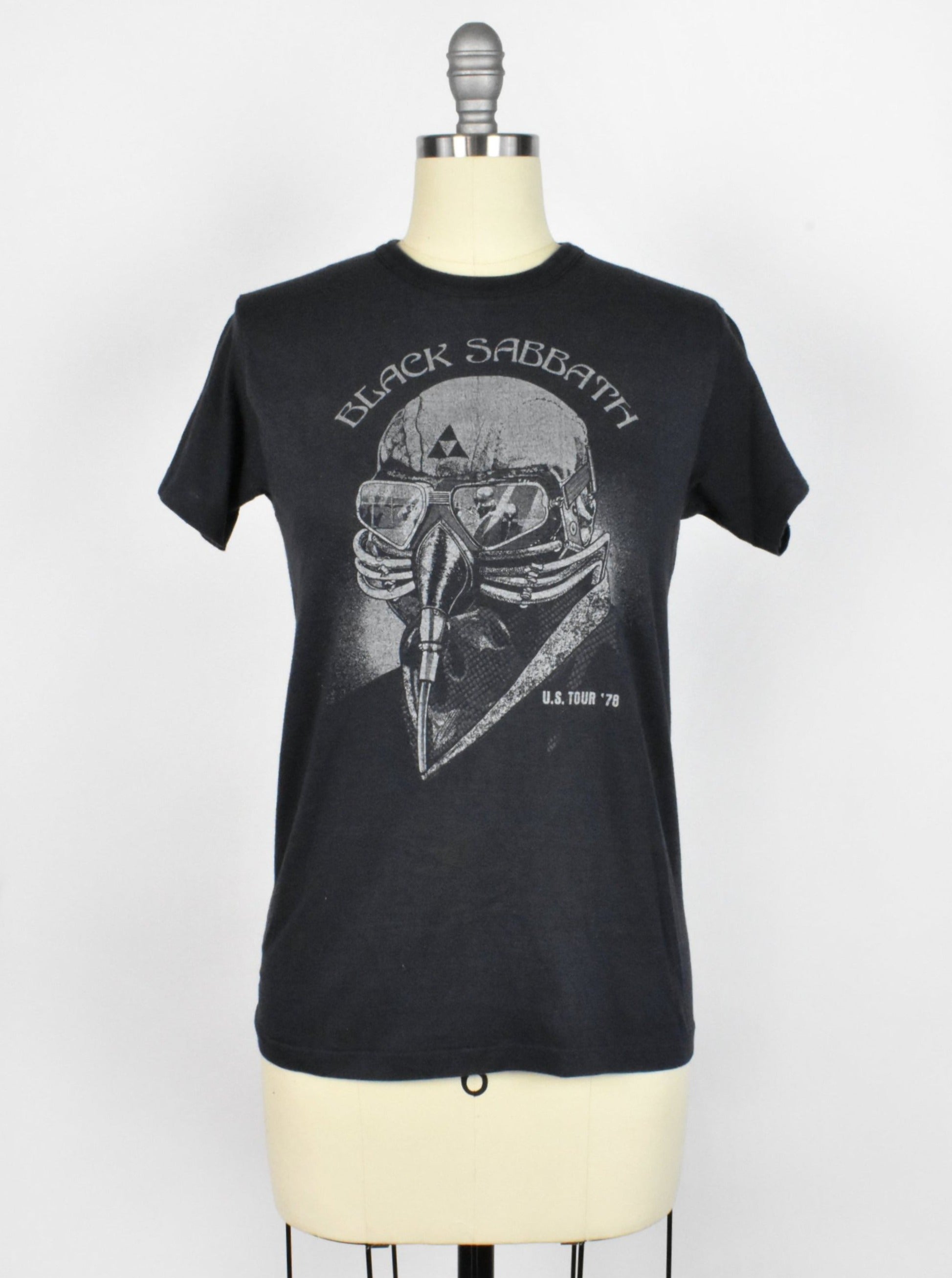 DESERT 1978 Sabbath Authentic Vintage T-Shirt – Black VINTAGE U.S. Tour MOSS
