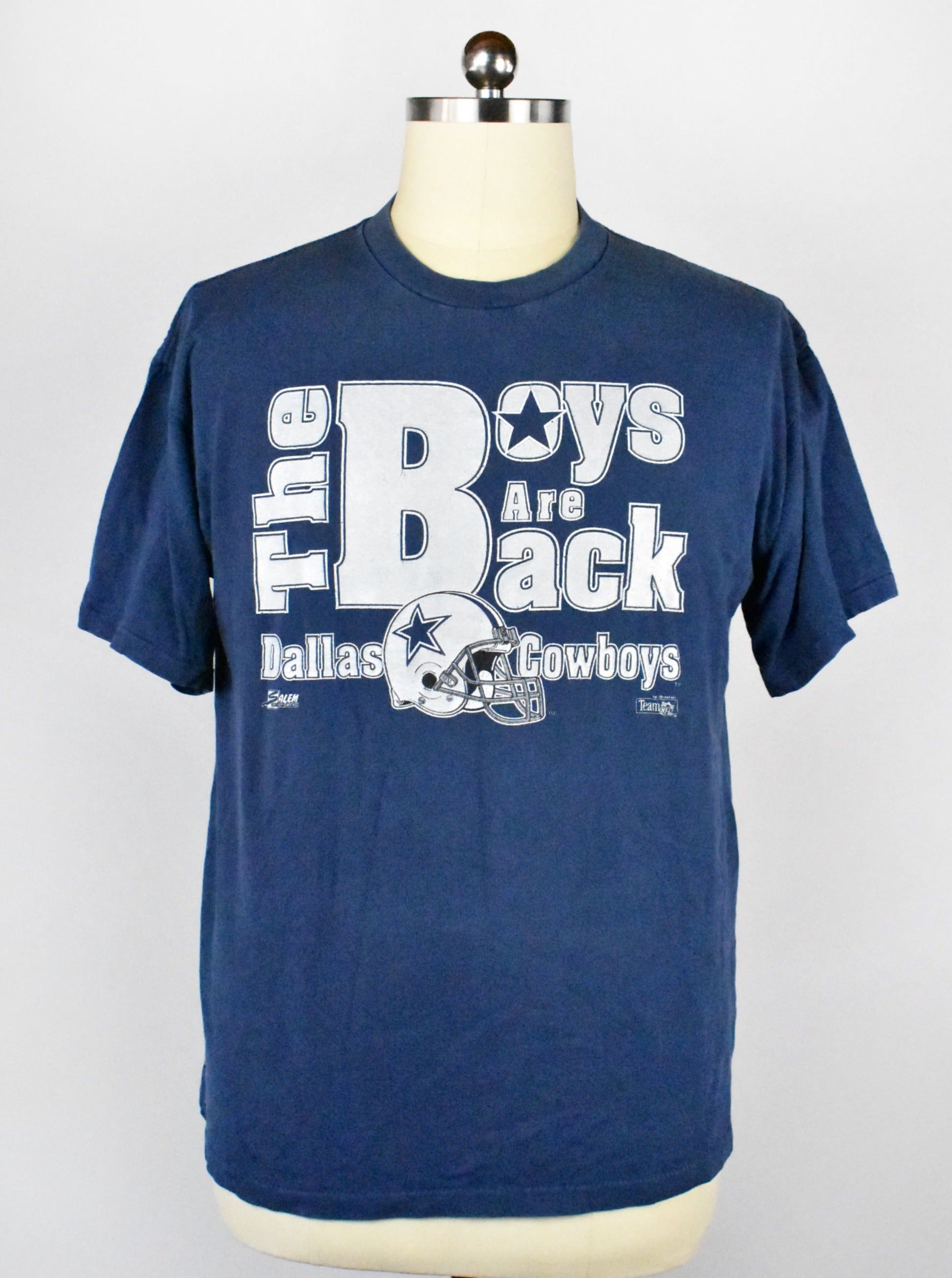 Vintage 1992 Dallas Cowboys Cartoon Football Salem T-shirt