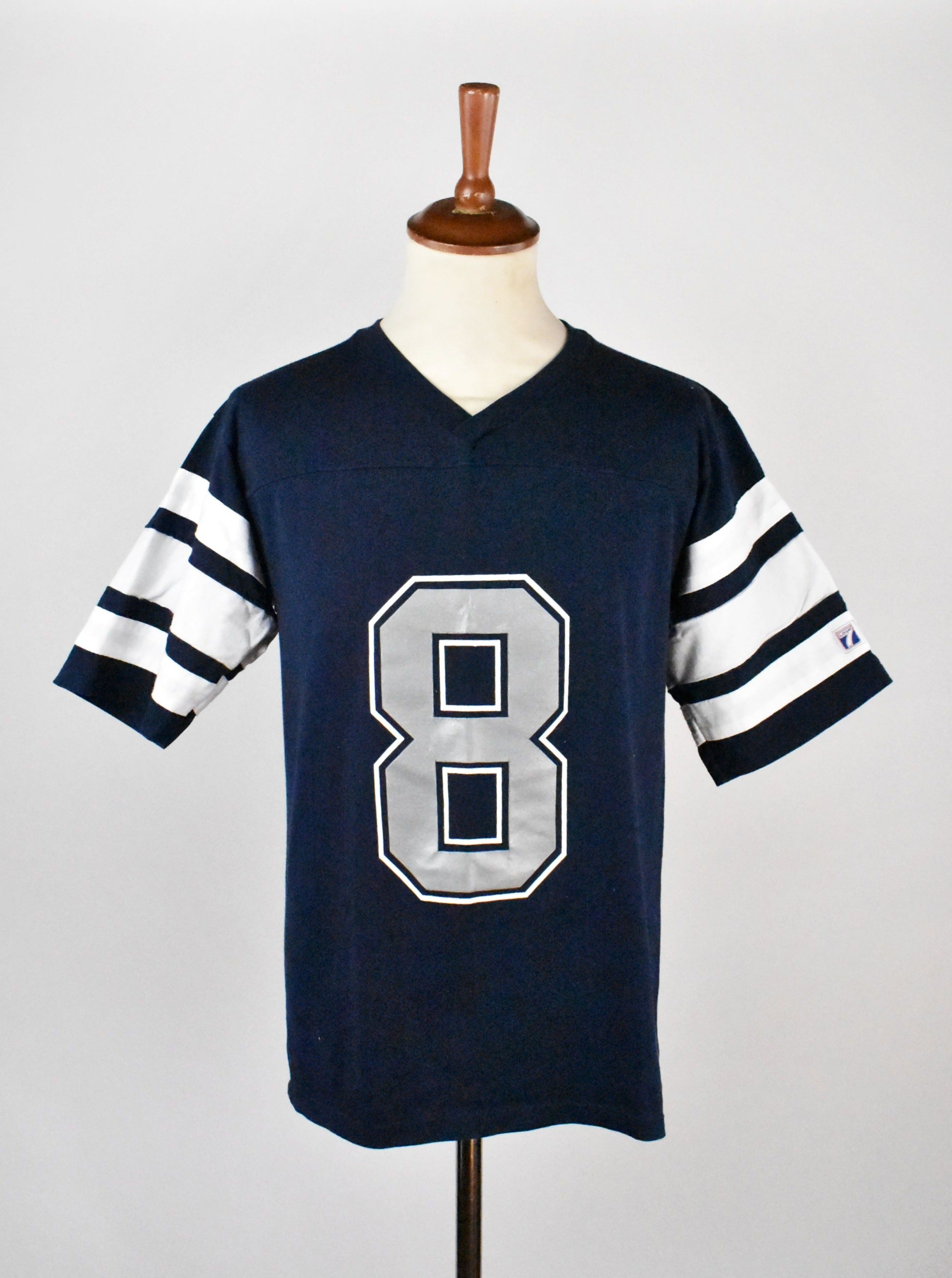 VTG Troy Aikman #8 Dallas Cowboys For Her White Pink Jersey Women's SMALL