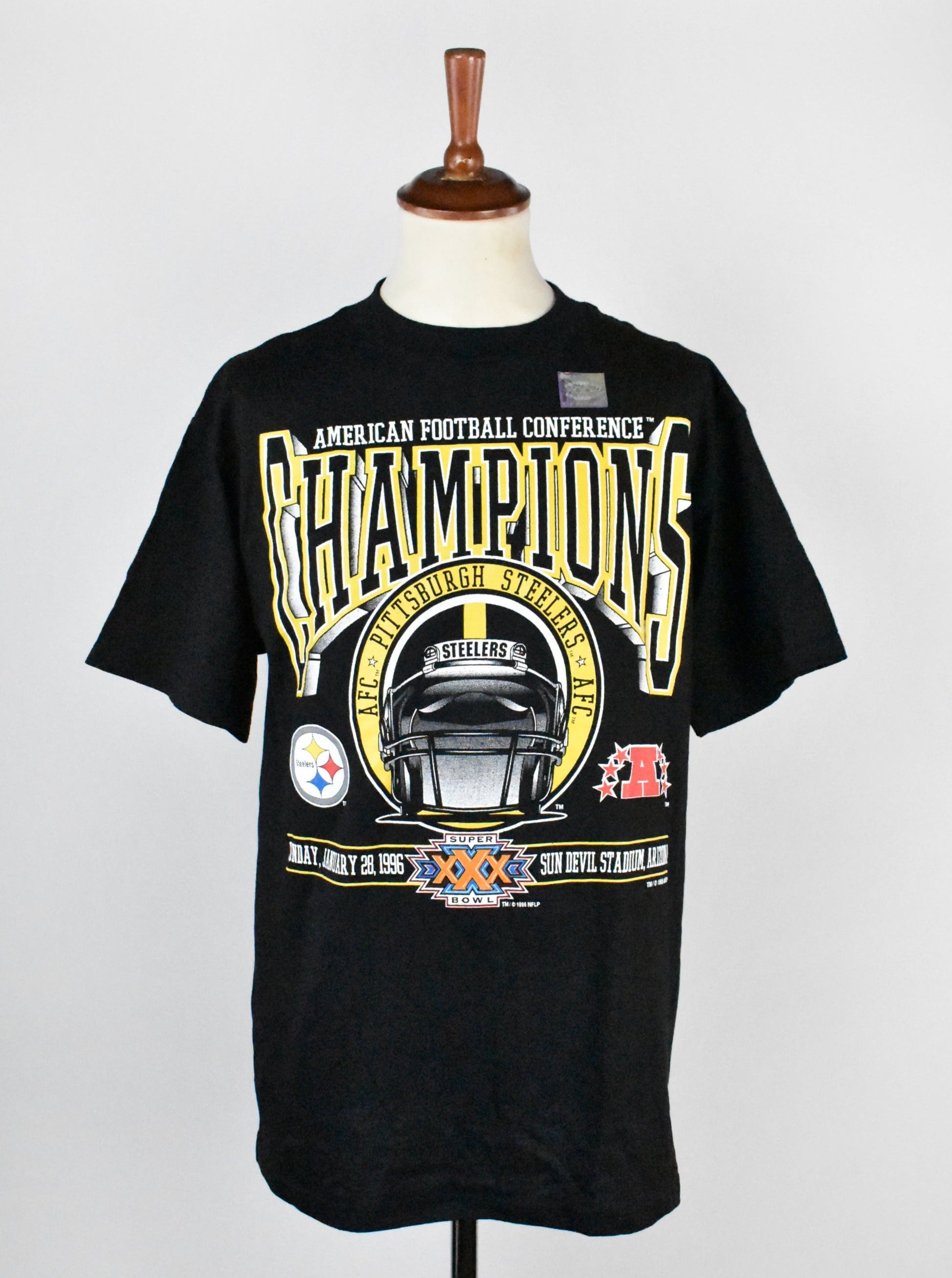 1995 AFC Champions - Pittsburgh Steelers - T-Shirt – Red Vintage Co