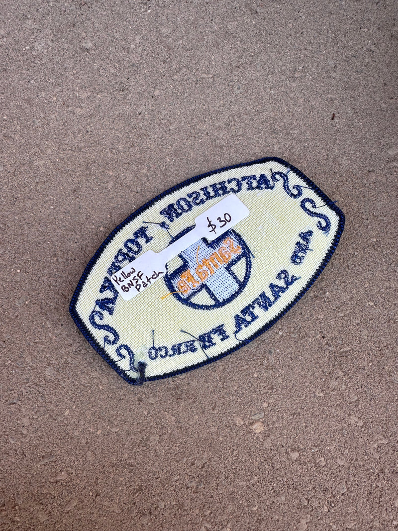 Yellow BNSF Patch