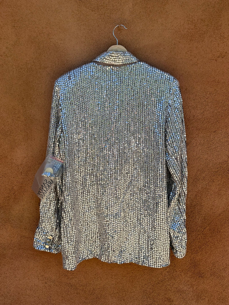 Sandy Starkman Silver Sequins Deadstock Jacket