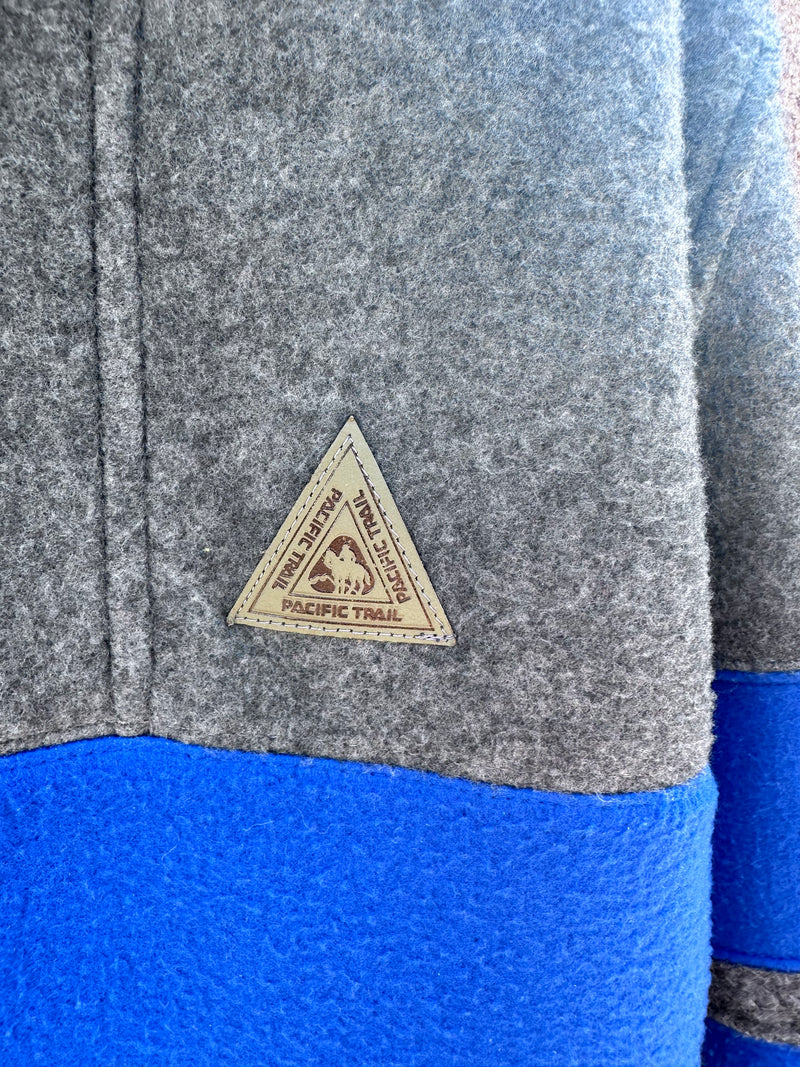 80's Pacific Trail Mock Turtleneck Fleece Sweatshirt