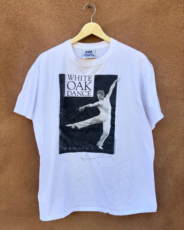 Mikhail Baryshnikov White Oak Dance T-shirt - Autographed