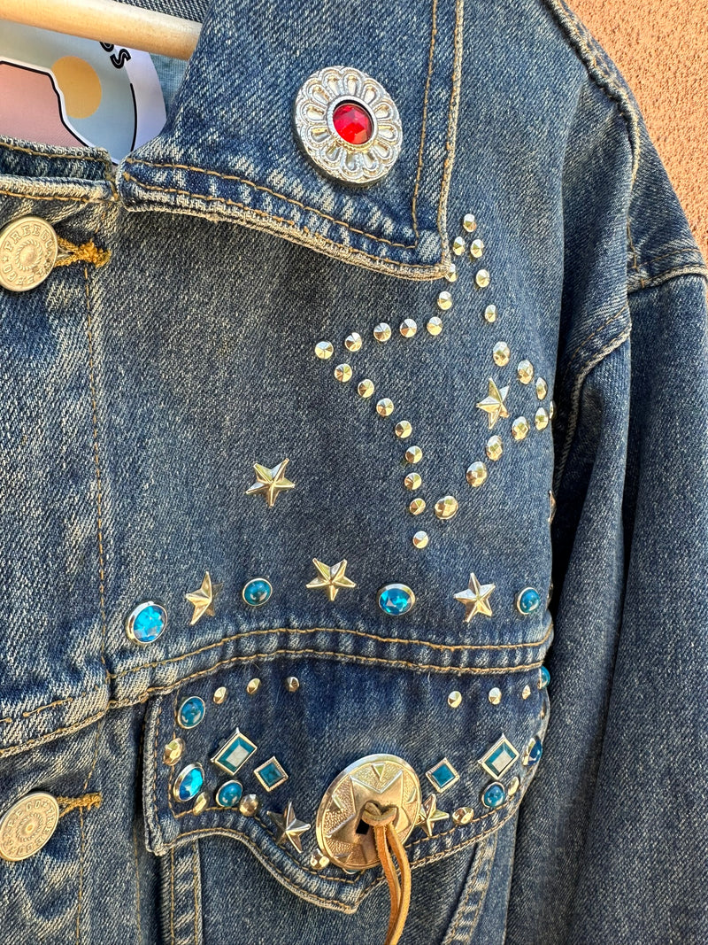 Blinged Out Freego Denim Jacket