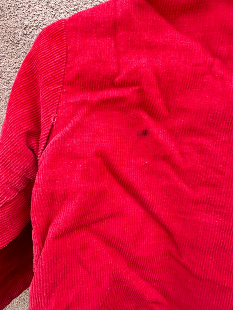 Red Corduroy 1950's Hi-Line Kid's Jacket