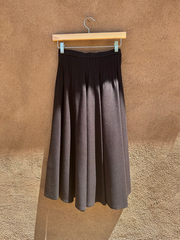 Brown Union Worker's Wool Skirt