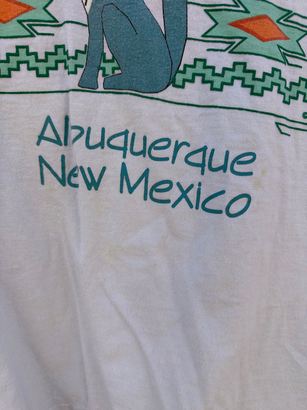 1989 Howlin' Coyote Albuquerque, New Mexico Cropped T-shirt