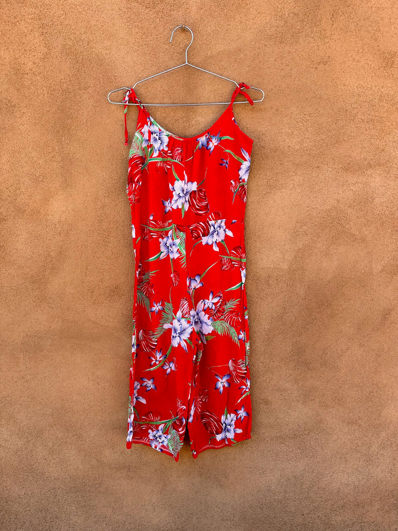 1980's Hawaii Strappy Jumpsuit