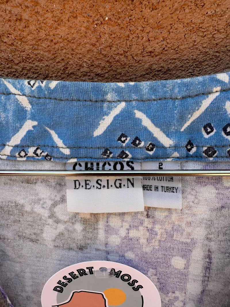 Chico's Design Abstract 1980's Summer Vest (on hold)