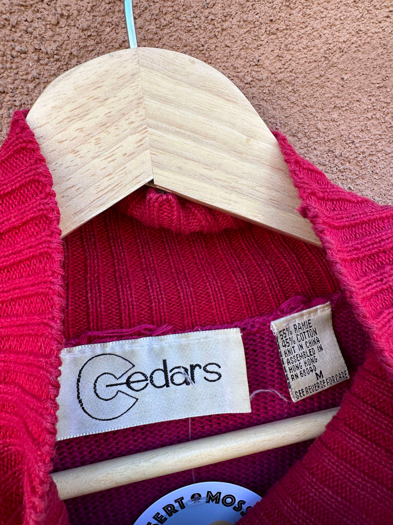 Cedars Colorful Rhinestone Sweater