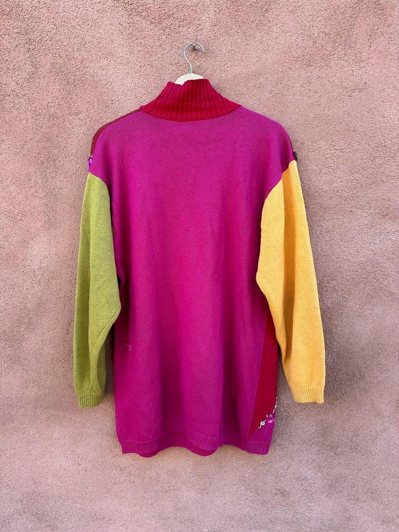 Cedars Colorful Rhinestone Sweater