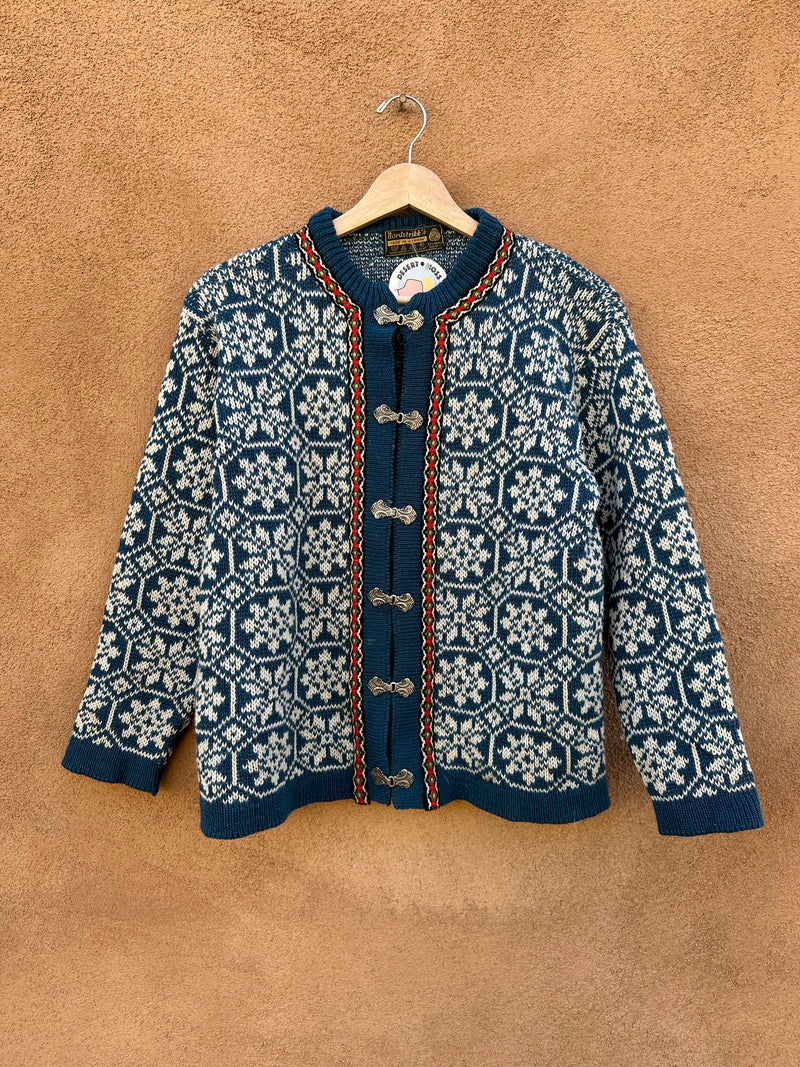 1960's Norwegian Wool Cardigan by Nordstrikk