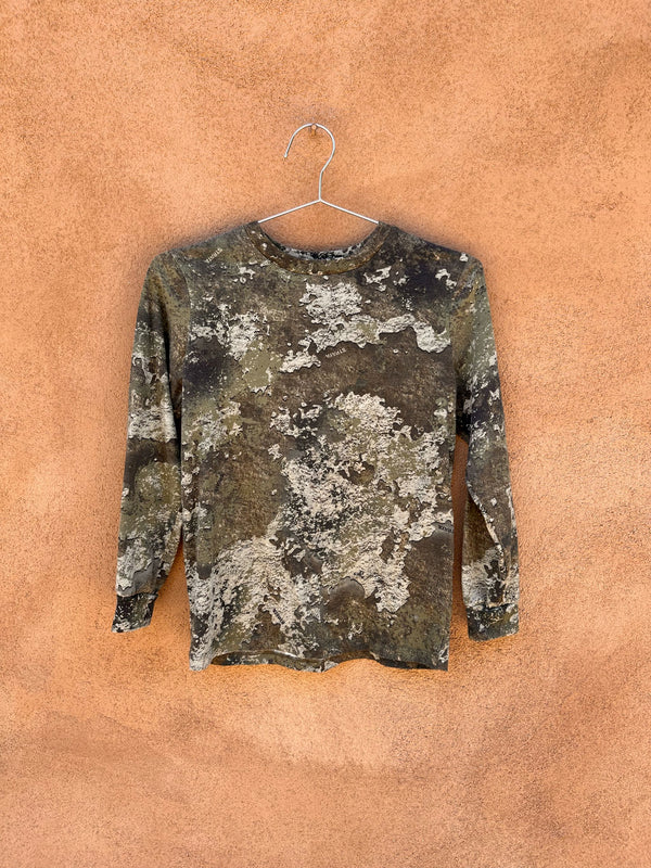 Long Sleeve Strata Camo T-shirt by Red Head