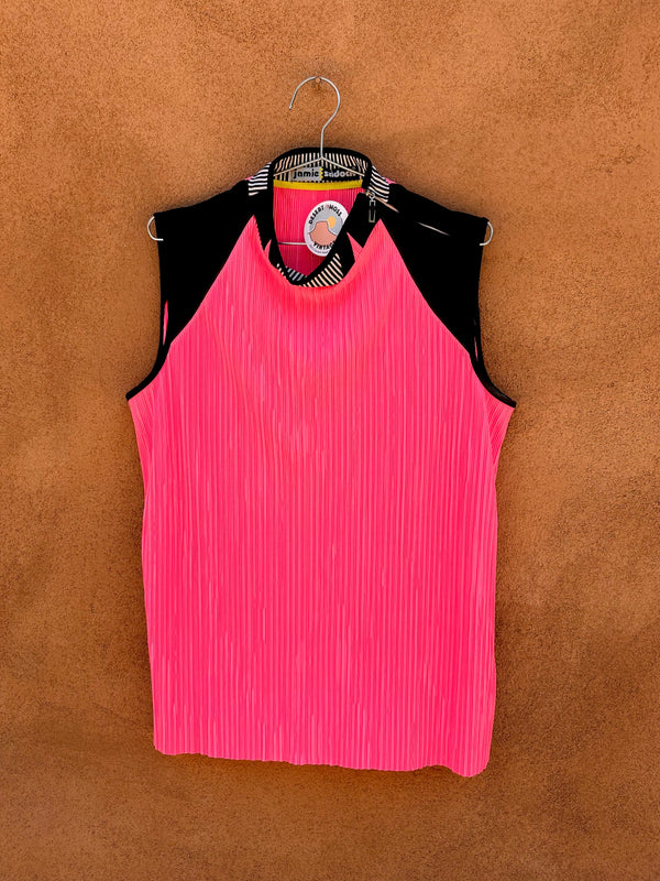 Pink & Black Jamie Sadok Tank Top