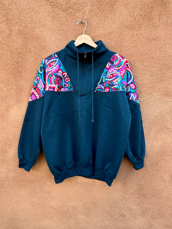 Pennylane 1980's 1/4 Zip Sweatshirt