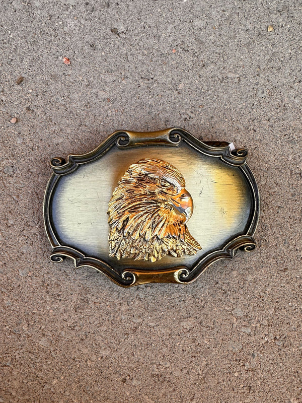 1980 Bald Eagle Belt Buckle by Raintree