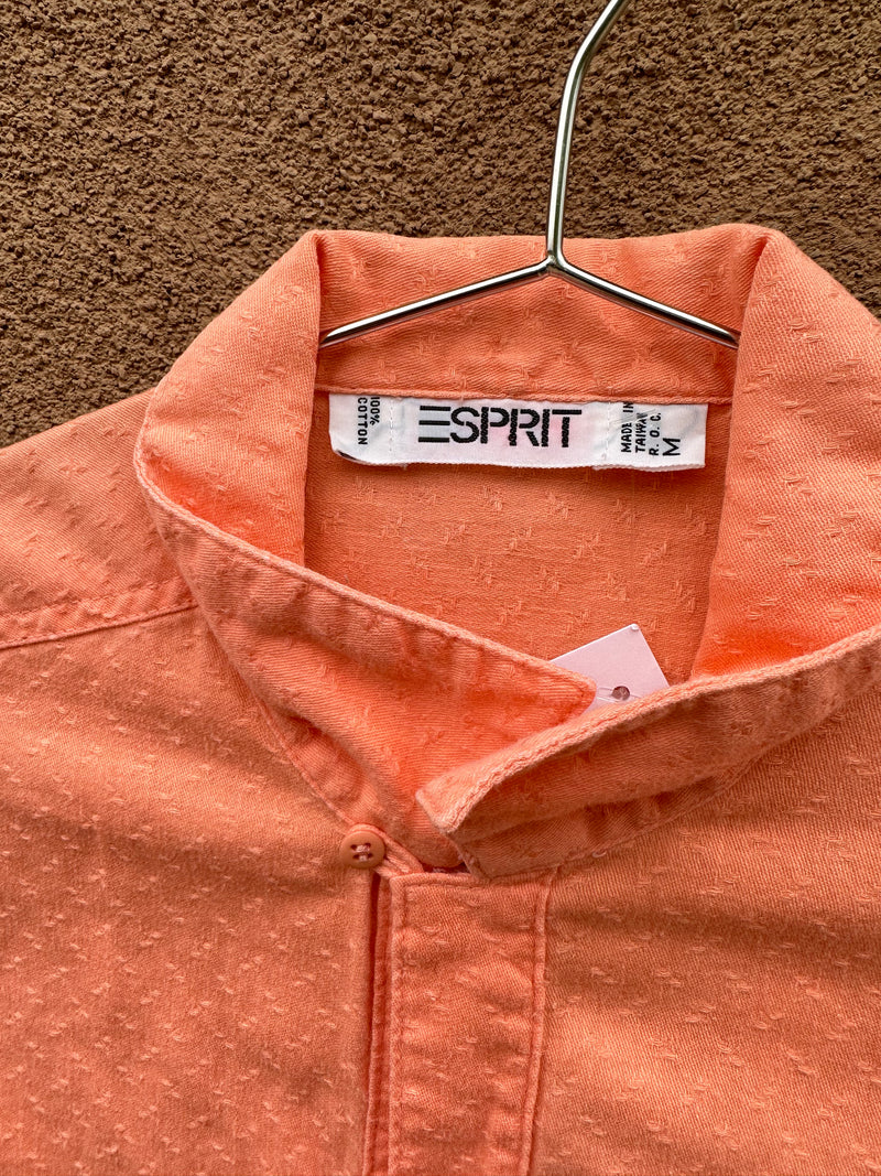 Peach Esprit Long Sleeve Shirt - Medium