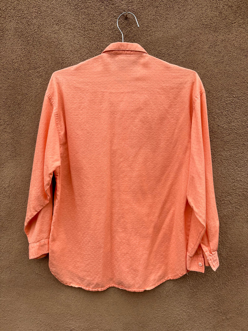 Peach Esprit Long Sleeve Shirt - Medium