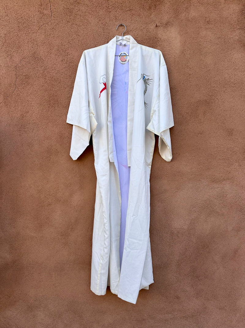 Cream colored Dragon Robe - Made in Japan