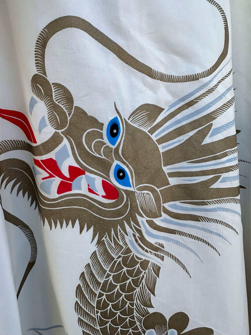 Cream colored Dragon Robe - Made in Japan