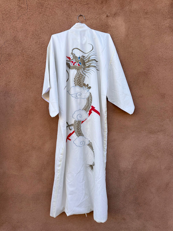 Cream colored Dragon Robe - Made in Japan