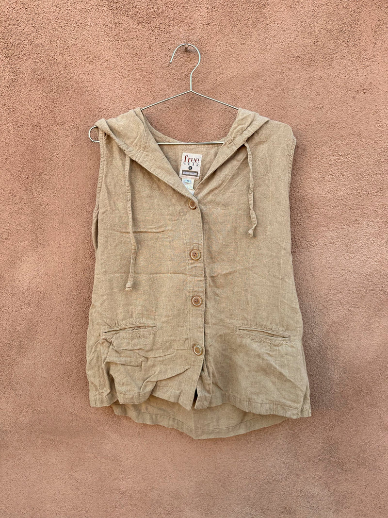 Sleeveless Hooded Blouse - Free Wear by Johnathan Huenscheidt