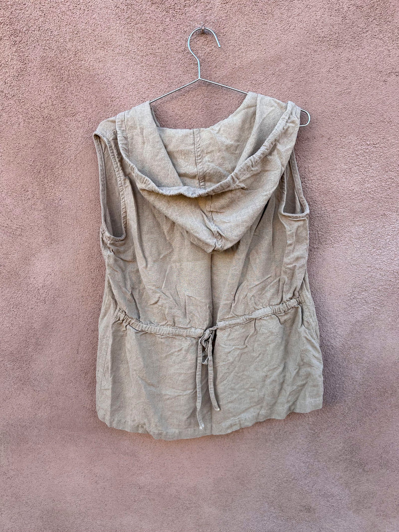 Sleeveless Hooded Blouse - Free Wear by Johnathan Huenscheidt