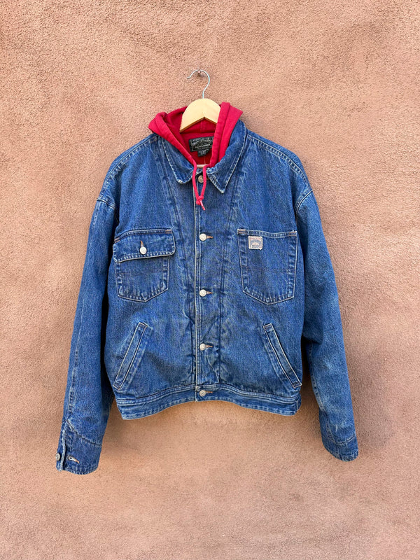 Polo Country Ralph Lauren Denim Jacket with Built-in Hoodie