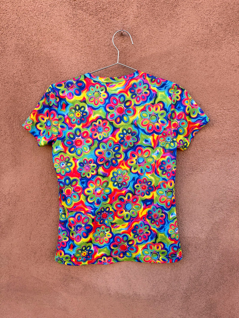 90's Chorus Blues Psychedelic Top