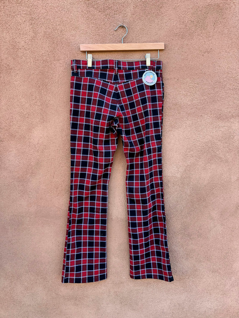 Black & Red Plaid Tommy Girl Jeans Y2K/90's Slacks - Sz 9