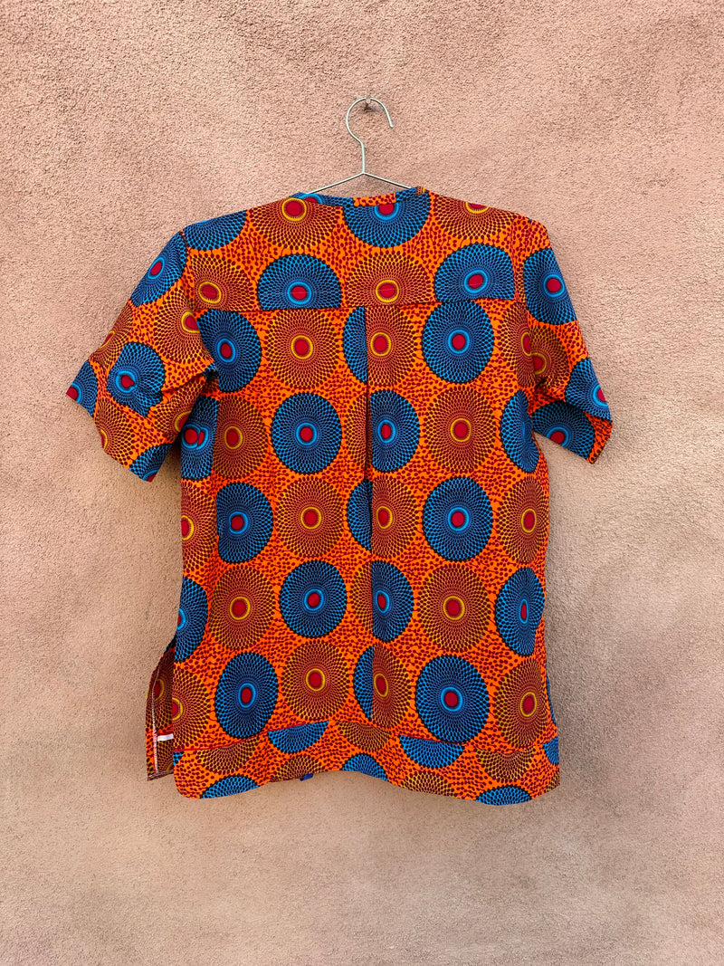 Bright Orange Short Sleeve Summer Top