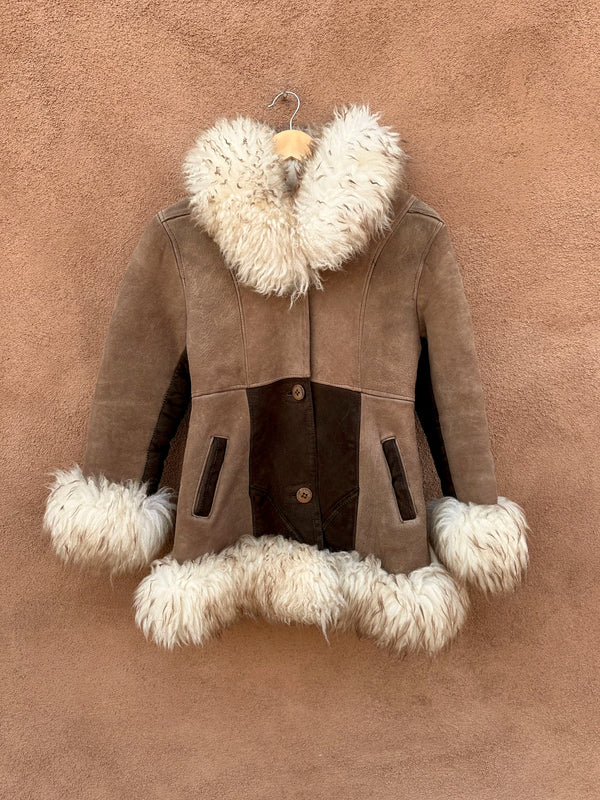 1960's Boho Shearling Jacket by Super Leather Factory