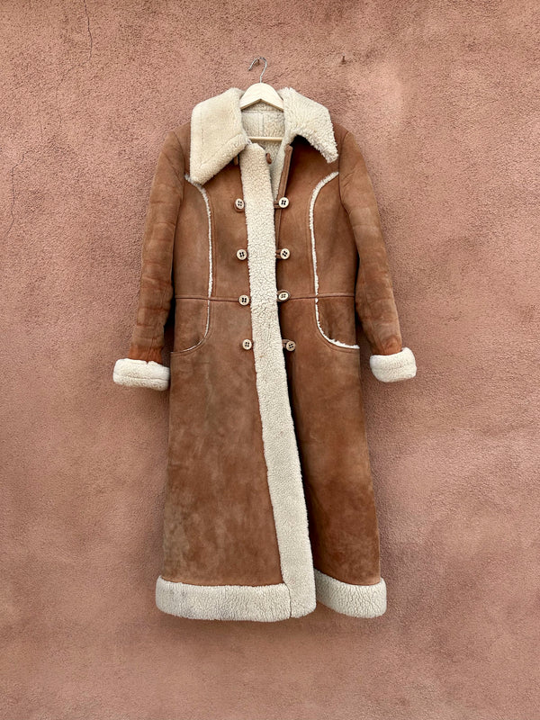 Montreal Leather Garment Shearling Coat - Long