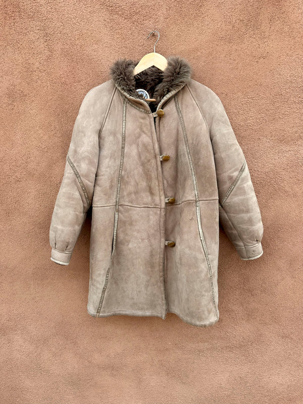 Shearling Jacket with Long Shearling Liner - as is