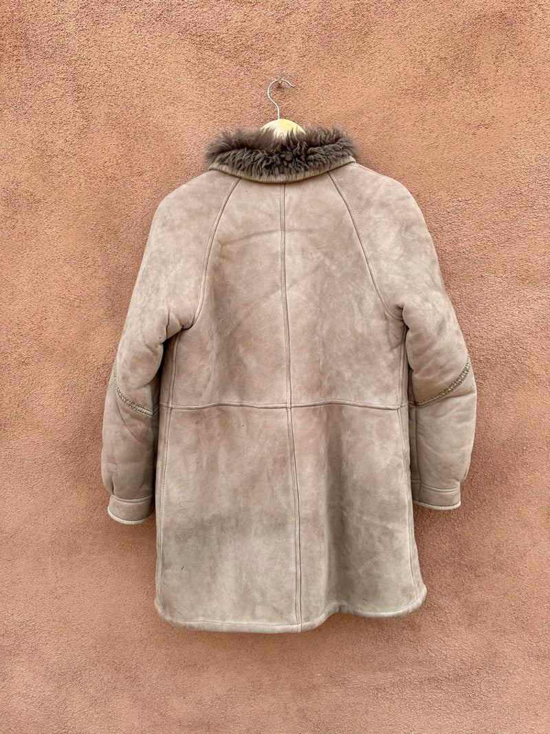 Shearling Jacket with Long Shearling Liner - as is