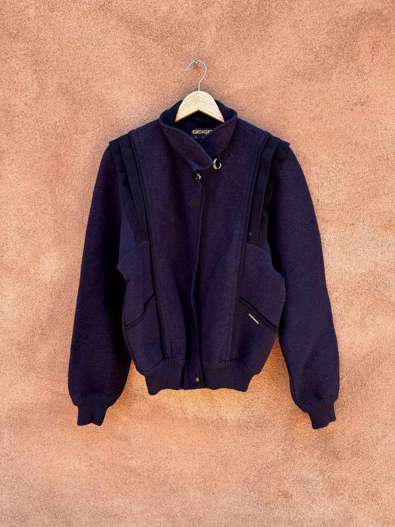 Navy Blue Wool Geiger Tyrol Jacket