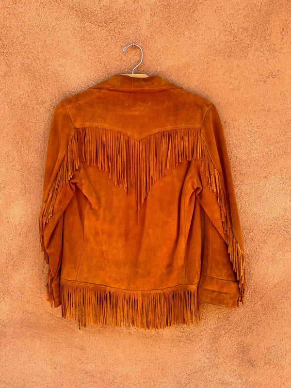 Pypsa 1950's Leather Fringe Jacket - 34