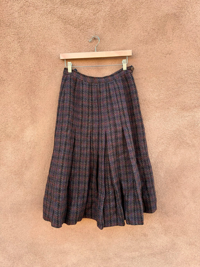 Laird-Portch Scotland Plaid Wool Skirt