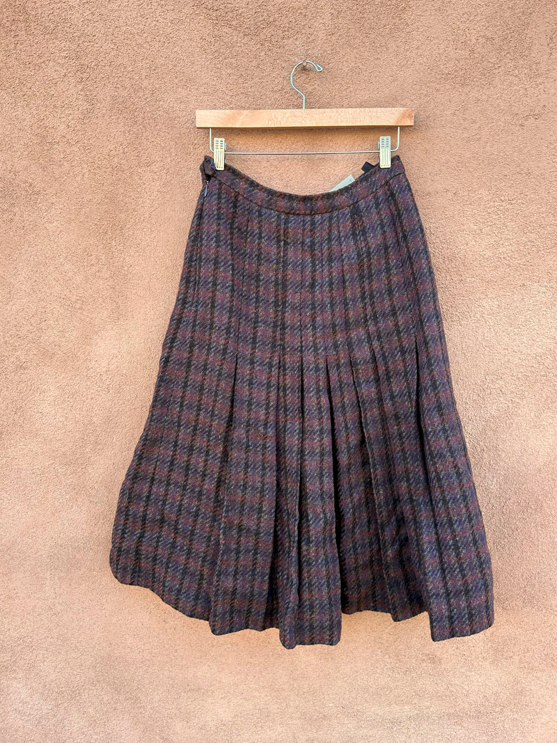 Laird-Portch Scotland Plaid Wool Skirt