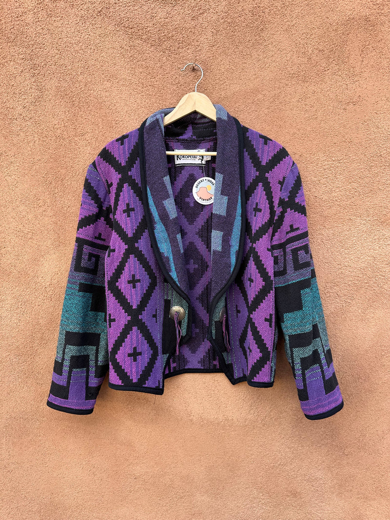 Cropped Kokopelli Tapestry Jacket