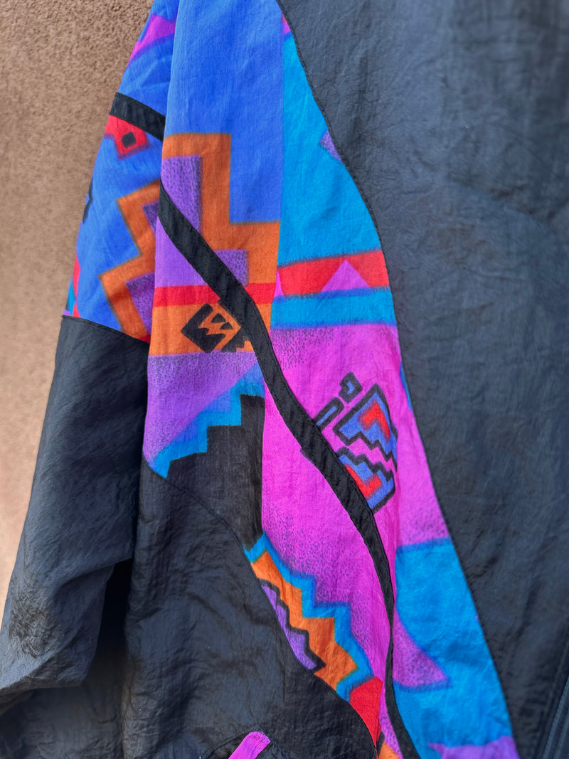 Santa Fe Style 90's Windbreaker Jacket