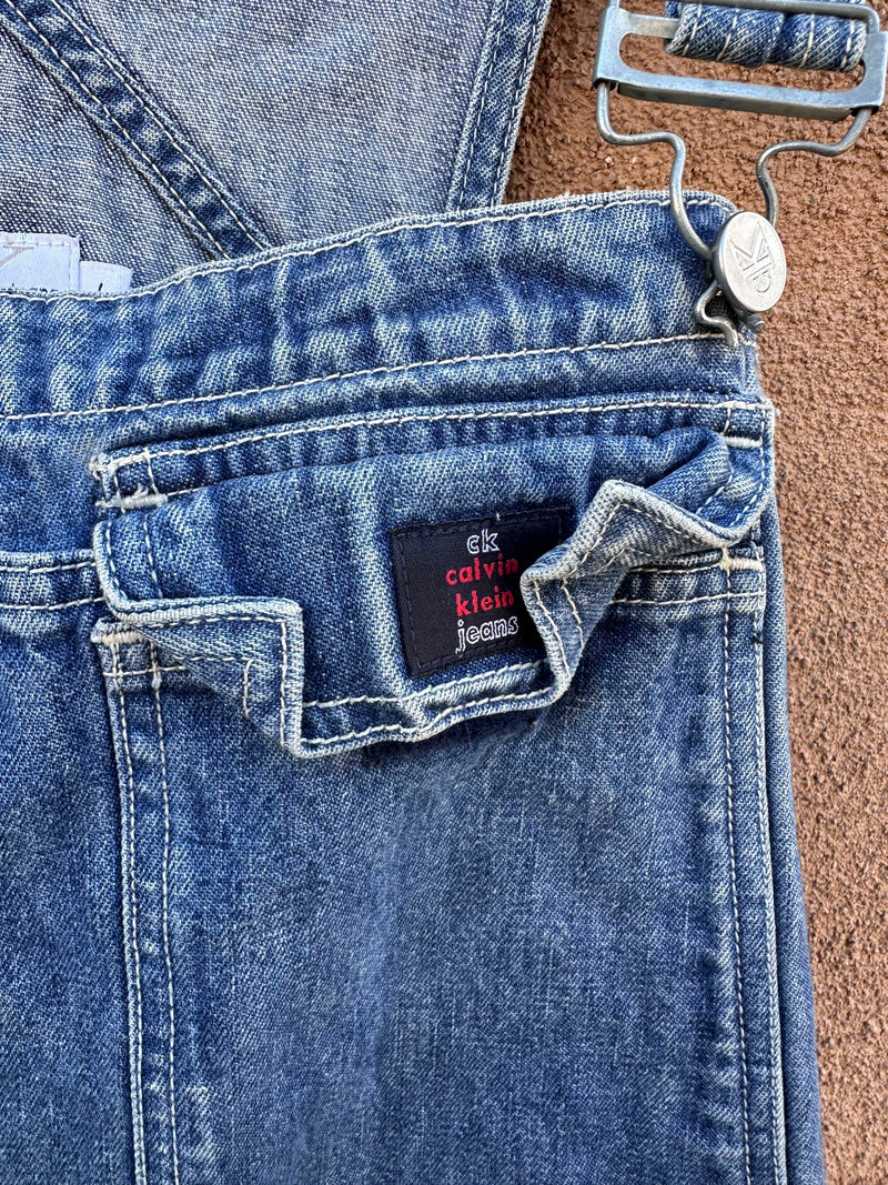 1980's Calvin Klein Jeans Overalls - Large - as is