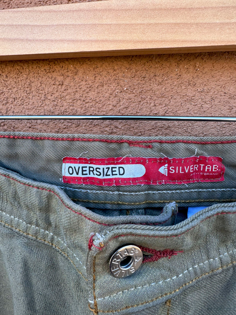 Green Silvertab Levi's Workwear Carpenter Jeans